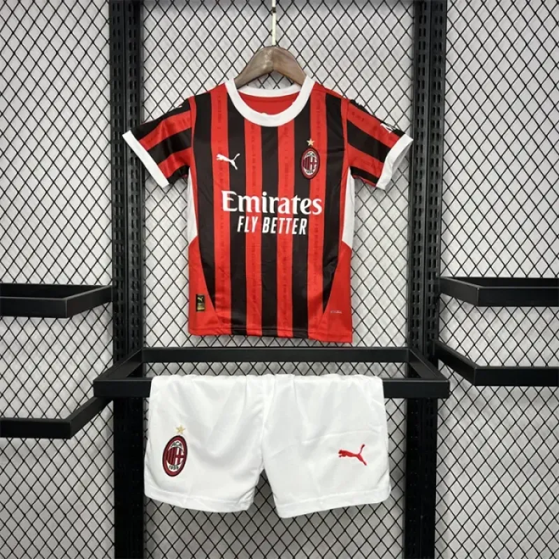 Kids AC Milan Home Jersey 24/25 Football Kit