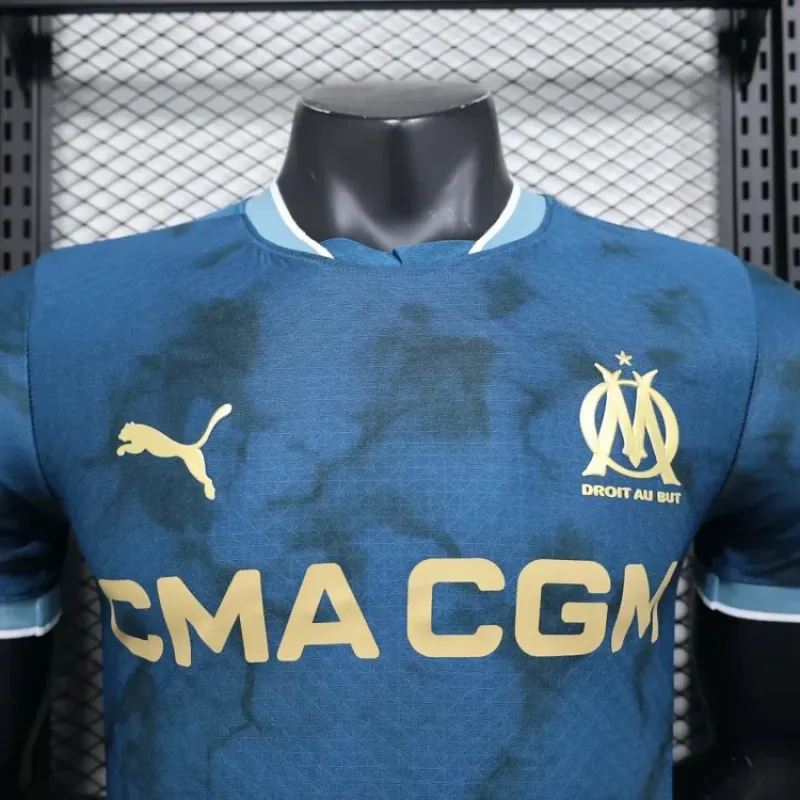 2023/2024 Player Version Olympique de Marseille Away Football Jersey