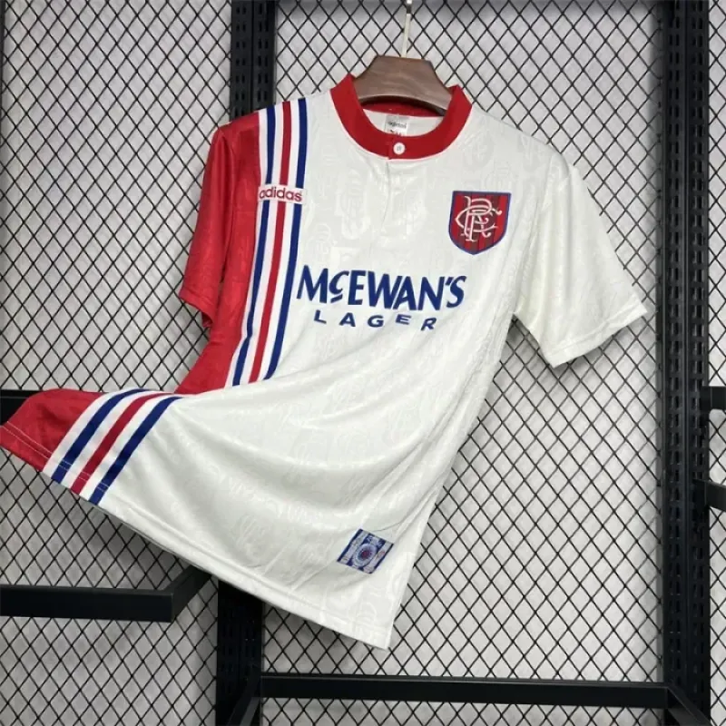 Retro Rangers Away Kit 1996 1997 Football Jersey
