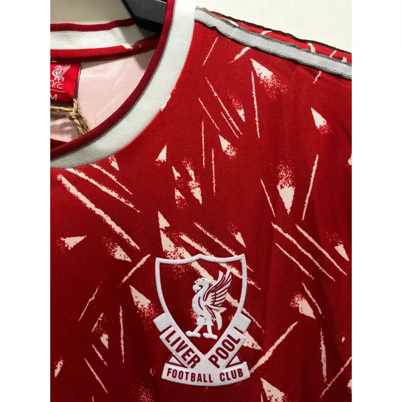 1989/1991 Retro Long Sleeve Liverpool Home Football Shirt 1:1 Thai Quality