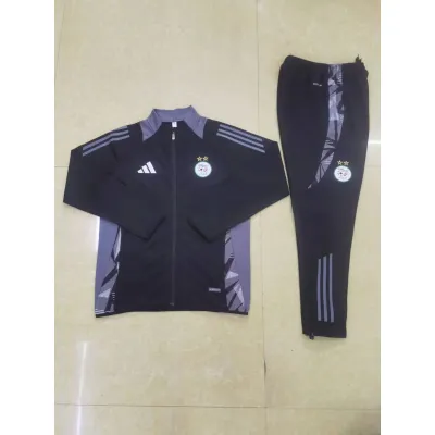 2024-25 Black Algeria Football Half Pull Training Suit