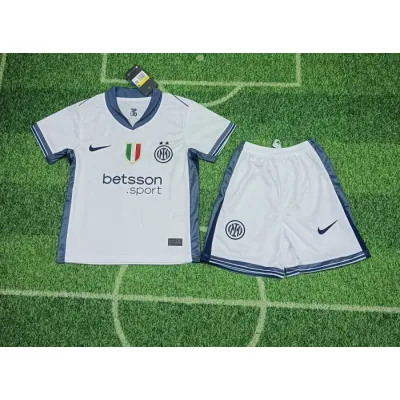 Kids Inter Milan Away Jersey 24/25 Football Kit