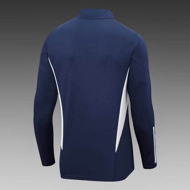 2023 Italy Half-Pull Training Suit Royal Blue Soccer Shirt Set