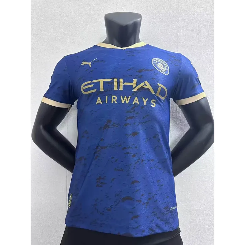 2023 Player Version Manchester City Chinese New Year Commemorative Edition Blue Football Shirt 1:1 Thai Quality
