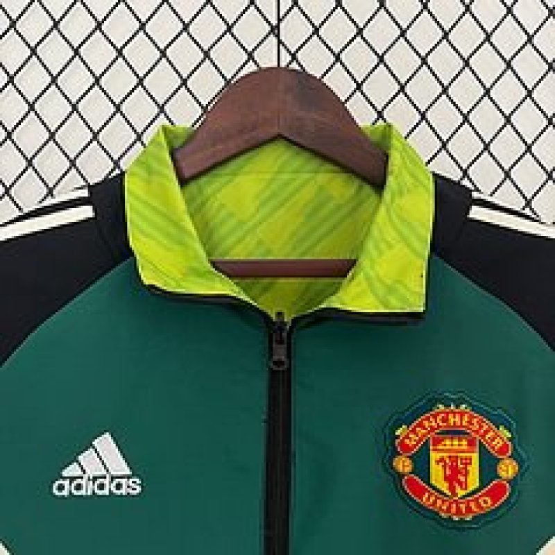 24/25 Manchester United Reversible Windbreaker Soccer Jersey