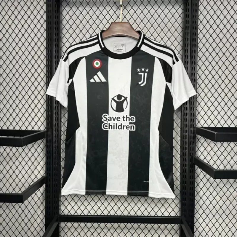 Juventus 24/25 Home Football Jersey (with sponsor)