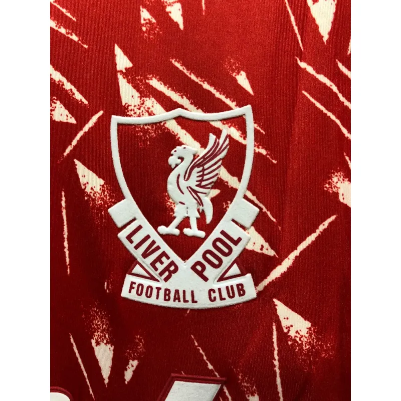 1989/1991 Retro Long Sleeve Liverpool Home Football Shirt 1:1 Thai Quality