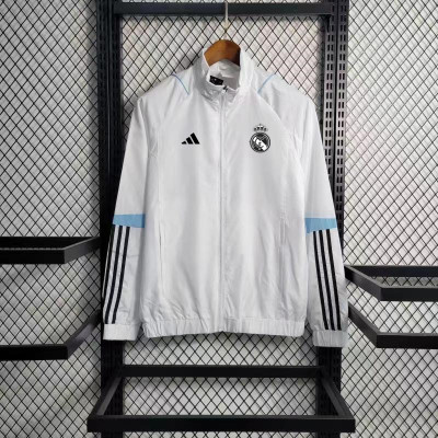 2023/2024 Real Madrid Windbreaker Jersey White