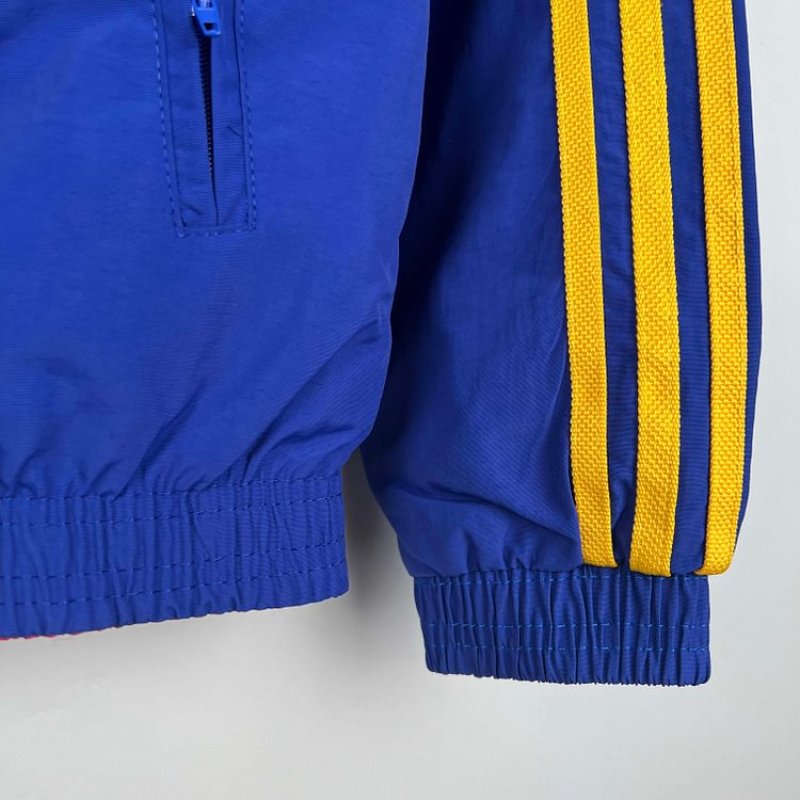 2023-2024 Juventus Reversible WindbreakerBlue-redSoccer Jersey 1:1 Thai Quality