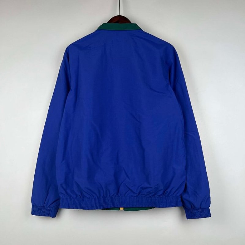 2023-2024 Boca Juniors Reversible WindbreakerBlue-GreenSoccer Jersey 1:1 Thai Quality