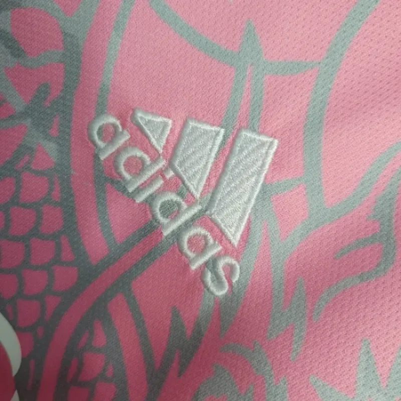 23-24 Real Madrid Chinese Dragon Pink Football Jersey (Pink)