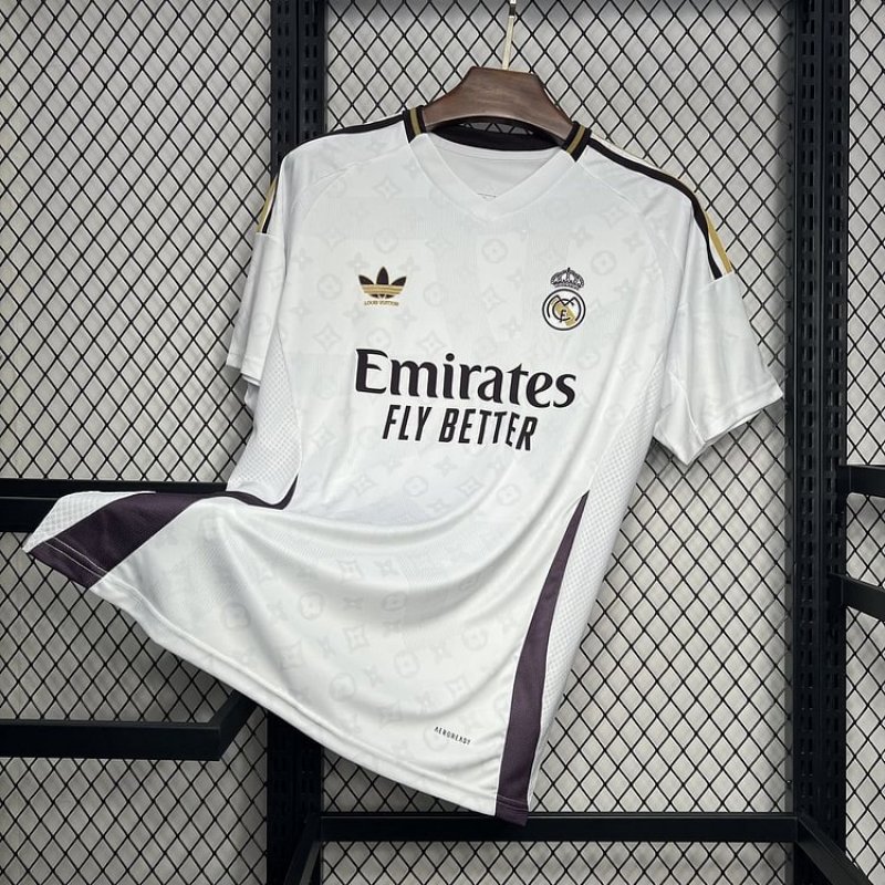 24/25 Real Madrid season joint model clover special edition jersey