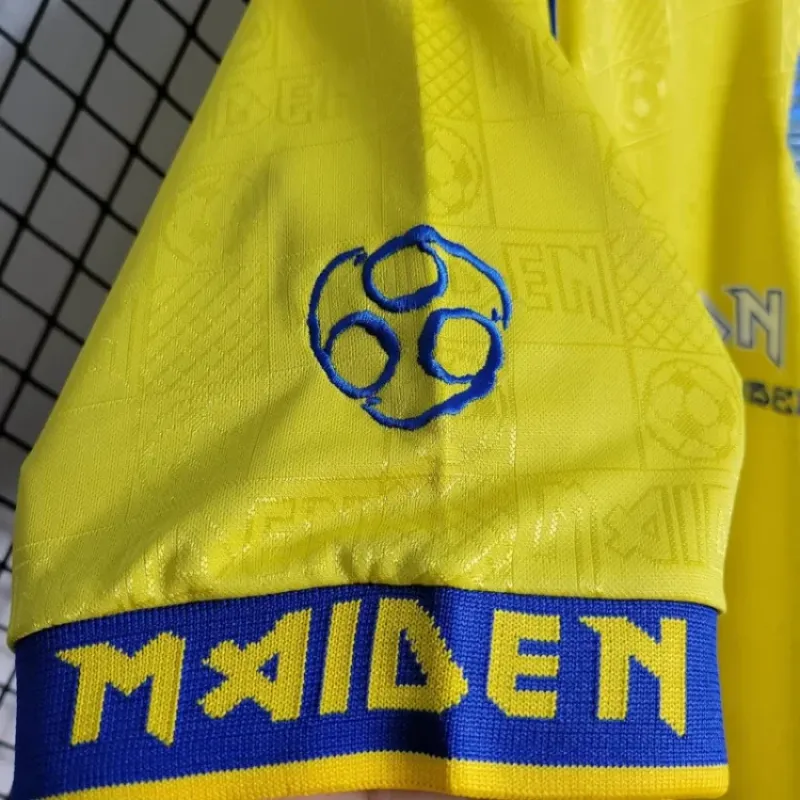 2008 Retro West Ham United Yellow Football Shirt
