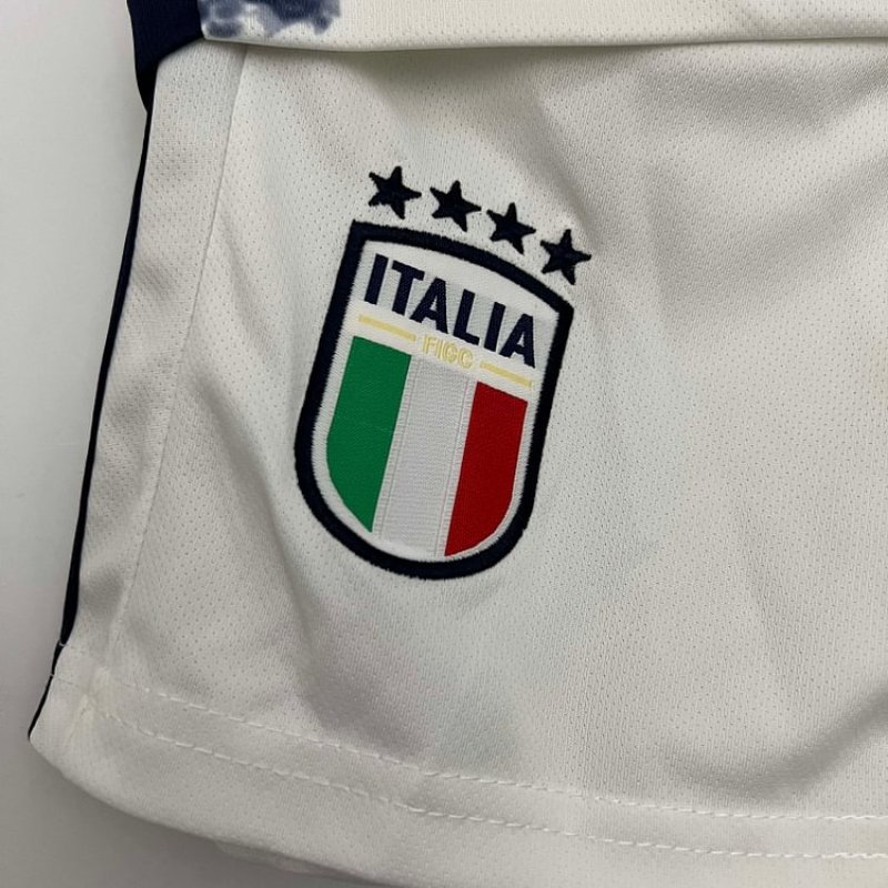 2023 Italy Away  Soccer Shirt Kids Size
