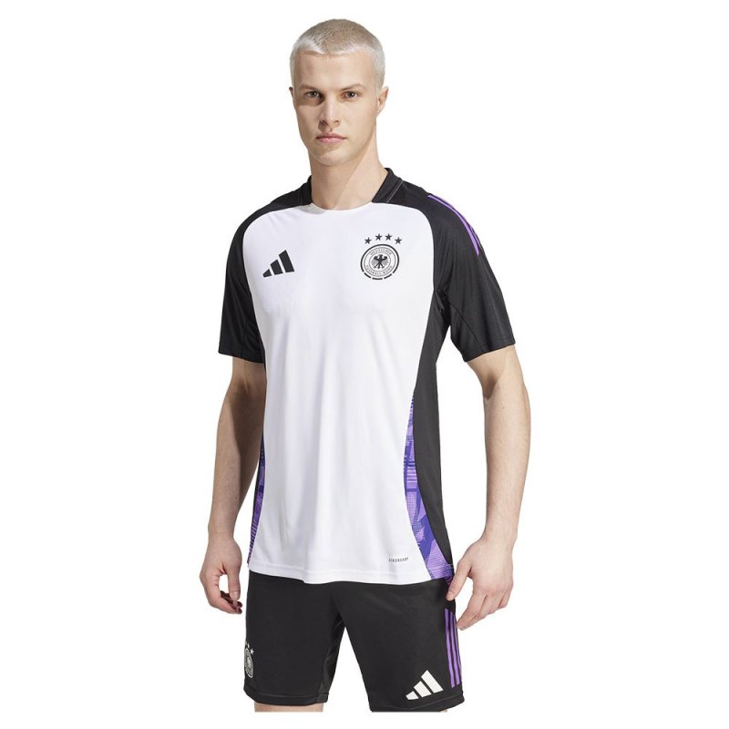 2022 France Half-Pull Training Suit White Football Shirt Set