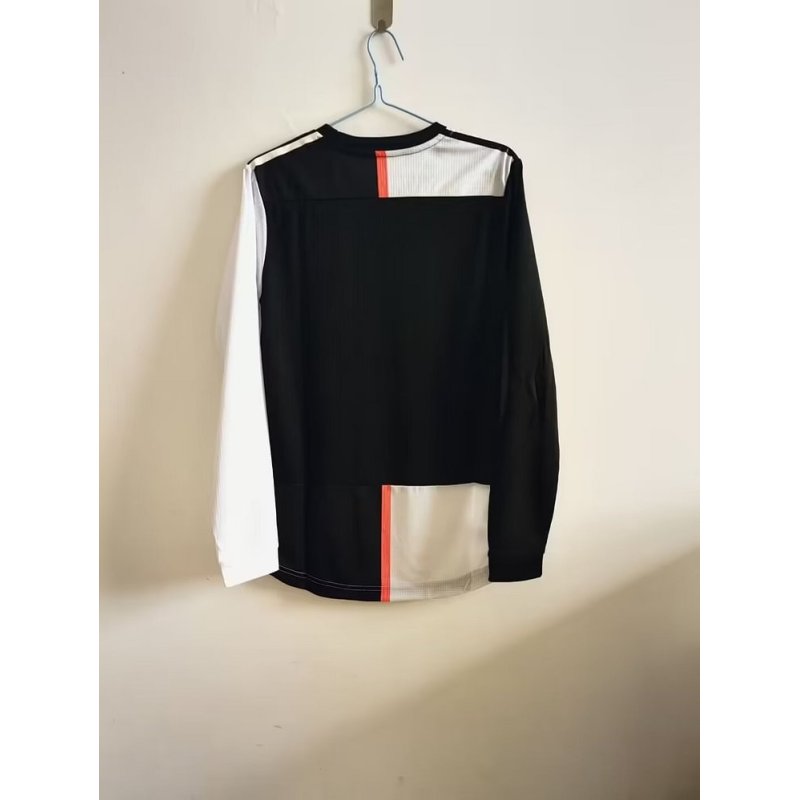 2019/2020 Retro Player Version Long Sleeve Juventus Home Football Shirt 1:1 Thai Quality