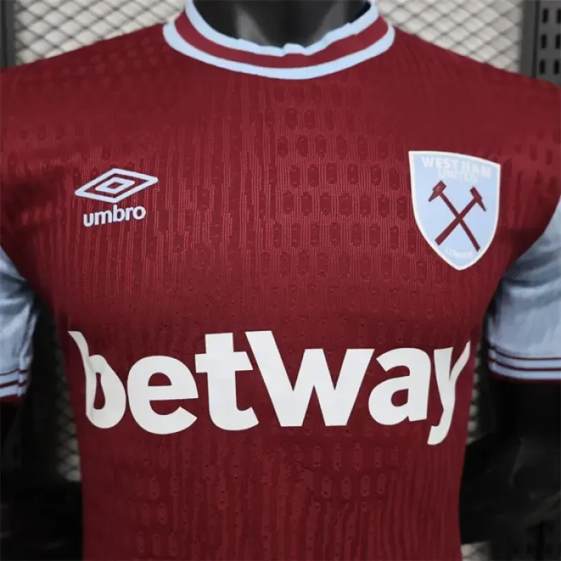 Player Version West Ham United Home Kit 24/25 Football Jersey