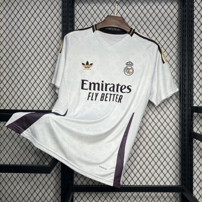 24/25 Real Madrid season joint model clover special edition jersey