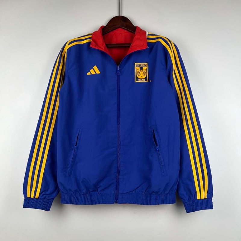 2023/2024 Tigres Reversible WindbreakerBlue-redSoccer Jersey 1:1 Thai Quality
