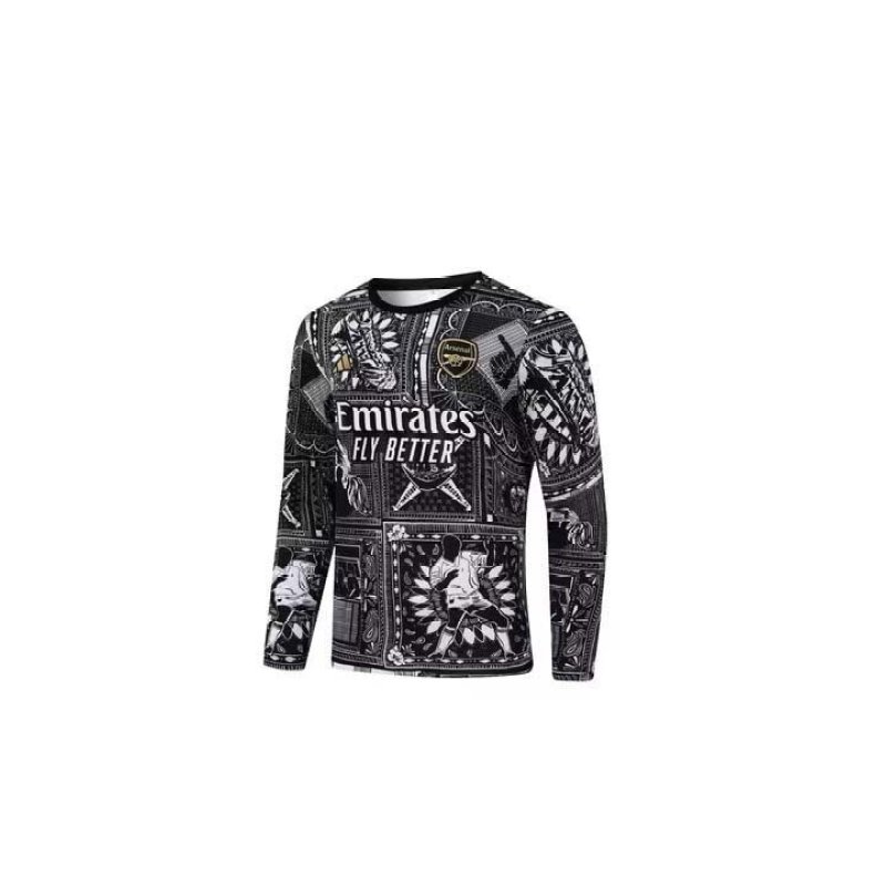 2023 Arsenal Training Wear Black Football Shirt 1:1 Thai Quality Suit ​