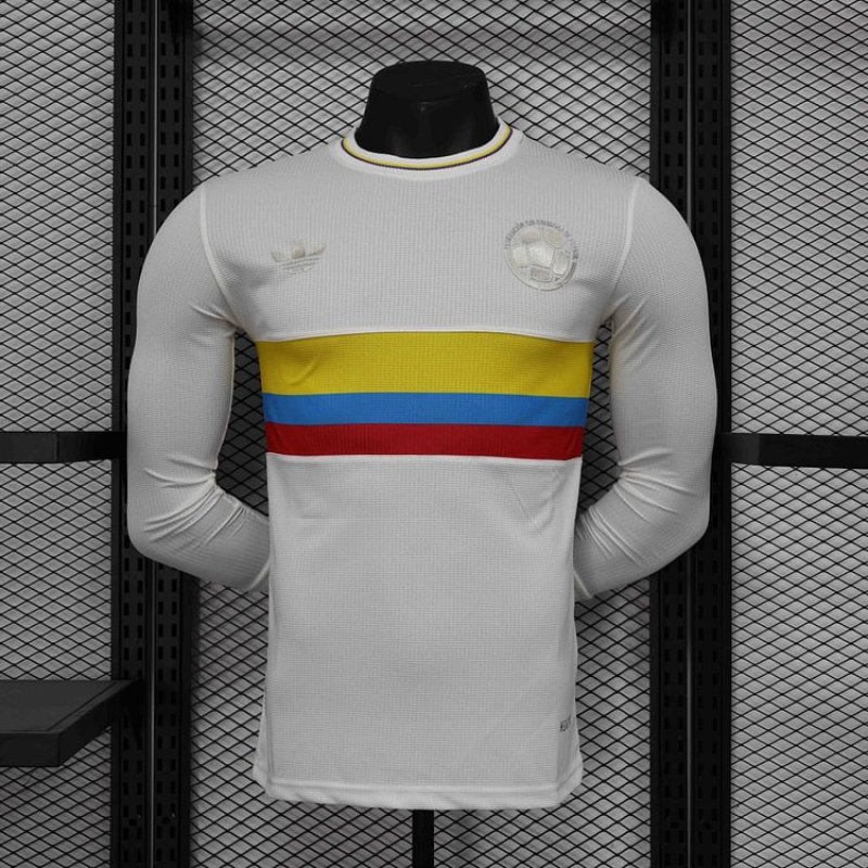 2024 Player Long sleeves Colombia 100th Anniversary