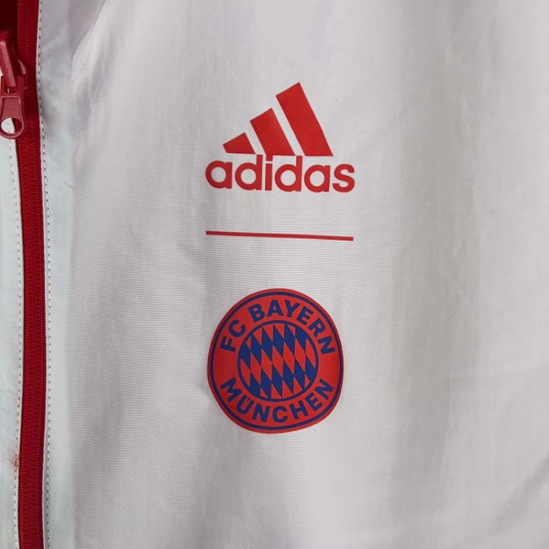2023-2024 Bayern Munich Reversible Windbreaker Red-whiteSoccer Jersey 1:1 Thai Quality