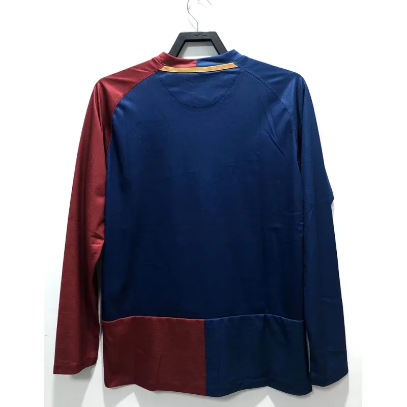 2008/2009 Retro Long Sleeve Barcelona Football Shirt Home Champions League 1:1 Thai Quality
