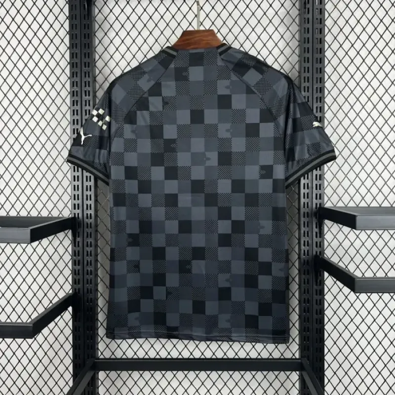 Manchester City Jersey Black Gray 24/25 Football Jersey