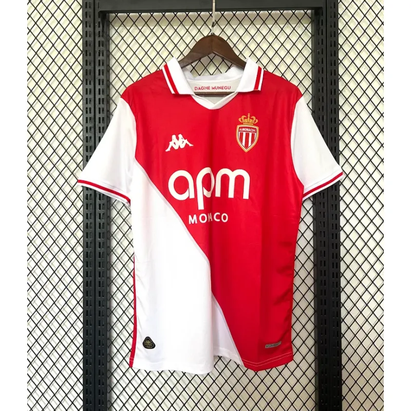 2024/2025 AS Monaco Home Football Jersey