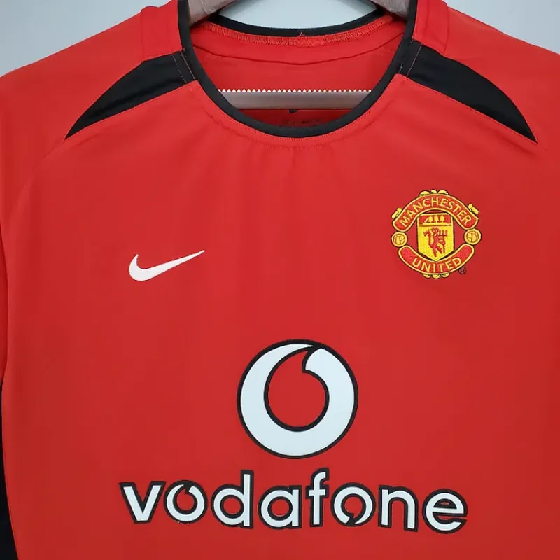 2002/2004 Retro Manchester United Home Football Shirt 1:1 Thai Quality