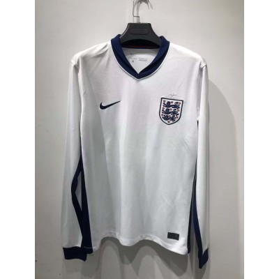 2024 Long Sleeve England Home Football Shirt 1:1 Thai Quality