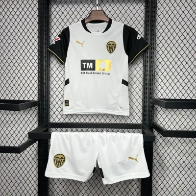 Kids  2024/2025 Valencia Home Football Shirt
