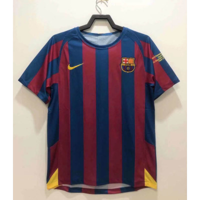 2005/2006 Retro Barcelona Home Football Shirt UEFA Champions League 1:1 Thai Quality