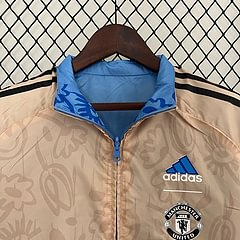 24/25 Manchester United Reversible Windbreaker Soccer Jersey