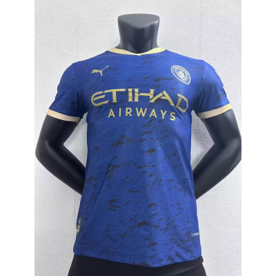 2023 Player Version Manchester City Chinese New Year Commemorative Edition Blue Football Shirt 1:1 Thai Quality