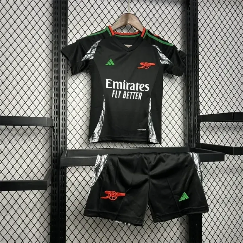Kids Arsenal Away Kit 24/25 Football Jersey 1:1 Thai Quality Kids Size