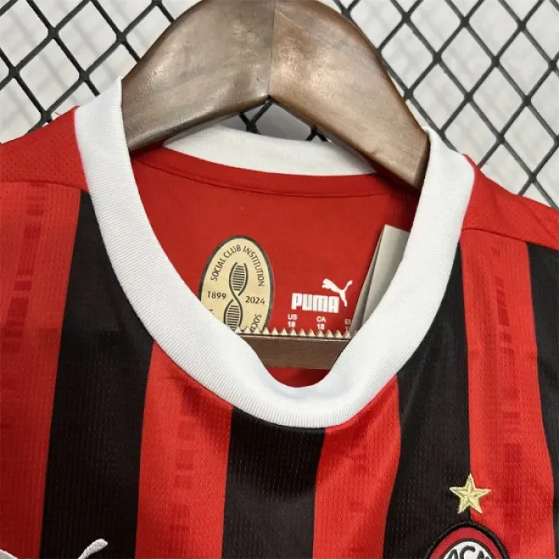 Kids AC Milan Home Jersey 24/25 Football Kit