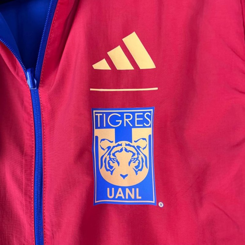 2023/2024 Tigres Reversible WindbreakerBlue-redSoccer Jersey 1:1 Thai Quality