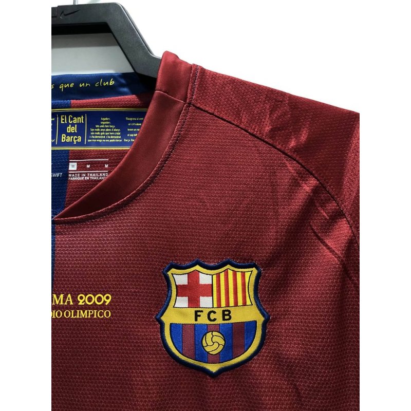 2008/2009 Retro Barcelona Football Shirt Home Champions League 1:1 Thai Quality