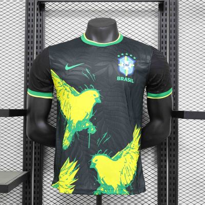 24/25 Brazil Black BirdSpecial Edition Player Football Jersey