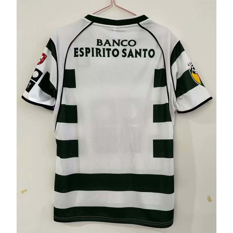 2001/2003 Retro Sporting Lisbon Home Football Shirt 1:1 Thai Quality