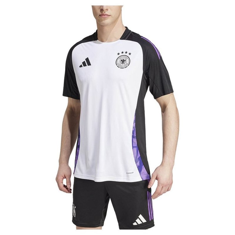 2022 France Half-Pull Training Suit White Football Shirt Set