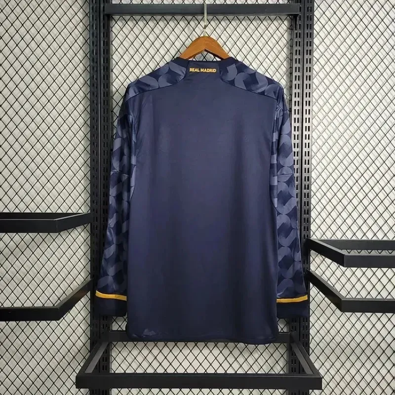 2023/2024 Long Sleeve Real Madrid Away Football Shirt