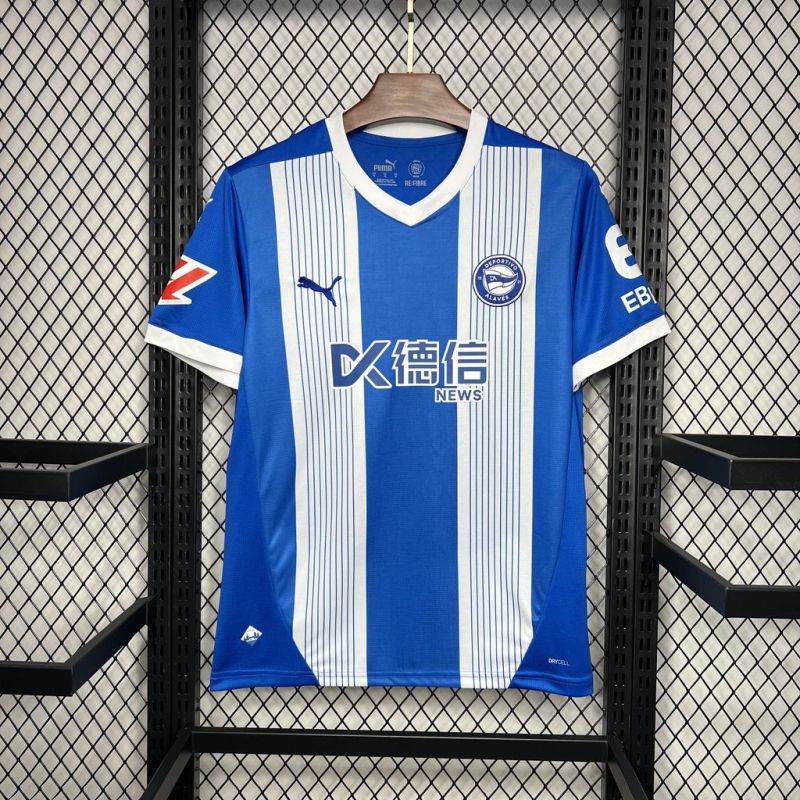 24/25  Deportivo Alavés Home Football Jersey