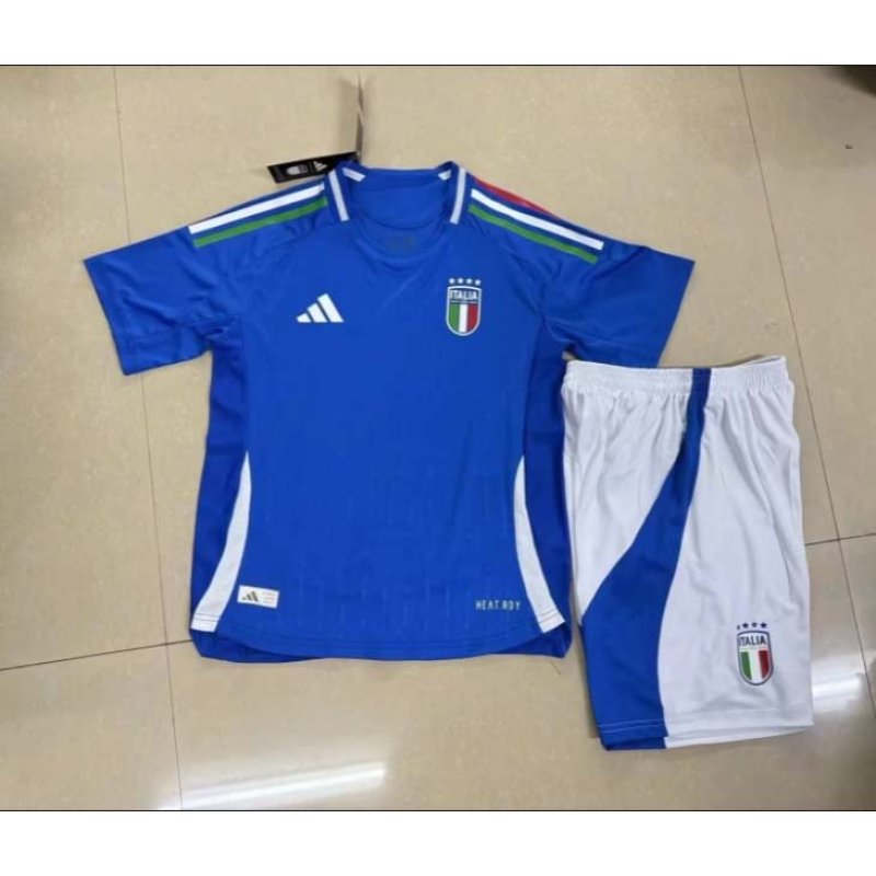 2024 Italy National Team Home Football Shirt 1:1 Thai Quality Kids Size